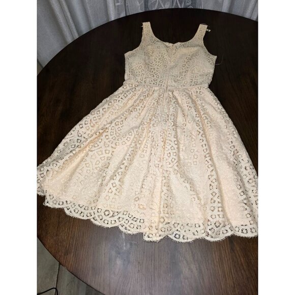 J Crew Blush Broderie Anglaise Dress, size 0 - Picture 2 of 16